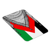 Keffiyeh Palestijnse sjaal Traditionele stof Magneet (Rechterzijde)