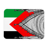 Keffiyeh Palestijnse sjaal Traditionele stof Magneet (Horizontaal)