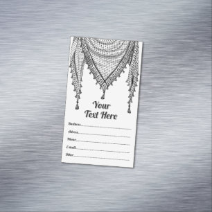 Keffiyeh Palestijnse sjaal Traditionele stof Magnetisch Visitekaartje