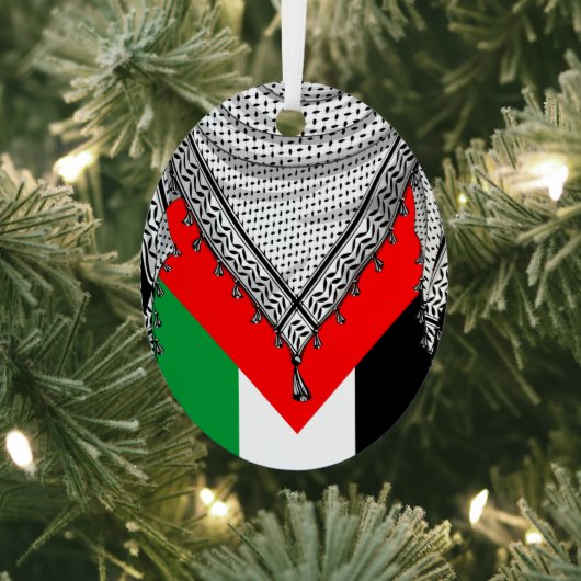 Keffiyeh Palestijnse sjaal Traditionele stof Metalen Ornament (Insitu)