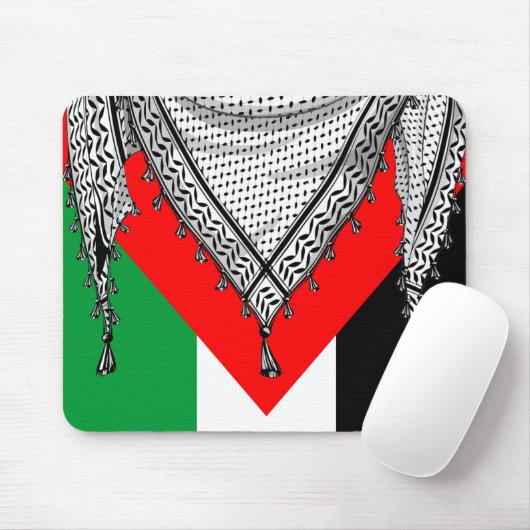 Keffiyeh Palestijnse sjaal Traditionele stof Muismat (Met muis)