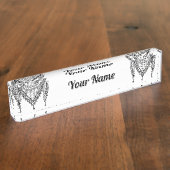 Keffiyeh Palestijnse sjaal Traditionele stof Naambordje (Zijkant)