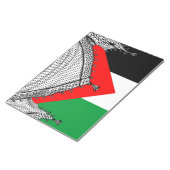 Keffiyeh Palestijnse sjaal Traditionele stof Notitieblok (Schuin)