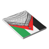 Keffiyeh Palestijnse sjaal Traditionele stof Notitieblok (Schuin)