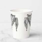 Keffiyeh Palestijnse sjaal Traditionele stof Papieren Bekers (Rechts)