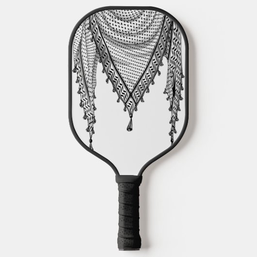 Keffiyeh Palestijnse sjaal Traditionele stof Pickleball Paddle (Voorkant)