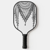 Keffiyeh Palestijnse sjaal Traditionele stof Pickleball Paddle (Achterkant)