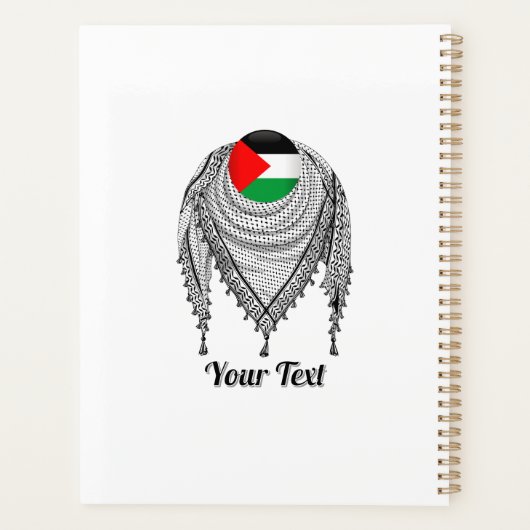 Keffiyeh Palestijnse sjaal Traditionele stof Planner (Achterkant)
