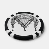 Keffiyeh Palestijnse sjaal Traditionele stof Poker Chips (Enkel)