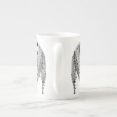 Keffiyeh Palestijnse sjaal Traditionele stof Porselein Kop (Achterkant)