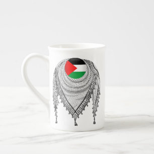 Keffiyeh Palestijnse sjaal Traditionele stof Porselein Kop