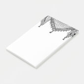 Keffiyeh Palestijnse sjaal Traditionele stof Post-it® Notes (Schuin)