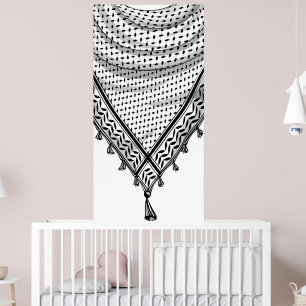 Keffiyeh Palestijnse sjaal Traditionele stof Poster