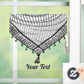 Keffiyeh Palestijnse sjaal Traditionele stof Raamsticker (Huis)