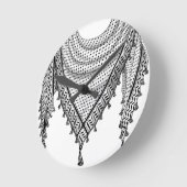 Keffiyeh Palestijnse sjaal Traditionele stof Ronde Klok (Hoek)