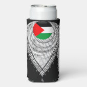 Keffiyeh Palestijnse sjaal Traditionele stof Seltzer Blikjeskoeler (Seltzer Achterkant)