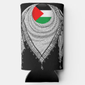 Keffiyeh Palestijnse sjaal Traditionele stof Seltzer Blikjeskoeler (Achterkant)