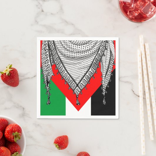 Keffiyeh Palestijnse sjaal Traditionele stof Servet (Insitu)
