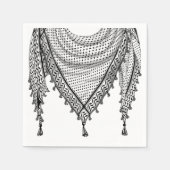 Keffiyeh Palestijnse sjaal Traditionele stof Servet (Voorkant)