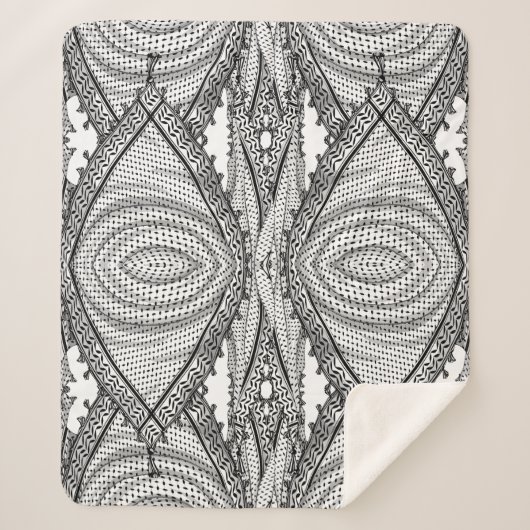 Keffiyeh Palestijnse sjaal Traditionele stof Sherpa Deken (Voorkant)