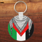 Keffiyeh Palestijnse sjaal Traditionele stof Sleutelhanger (Voorkant)