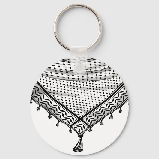 Keffiyeh Palestijnse sjaal Traditionele stof Sleutelhanger (Voorkant)