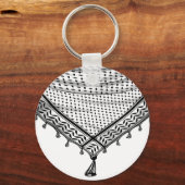 Keffiyeh Palestijnse sjaal Traditionele stof Sleutelhanger (Voorkant)