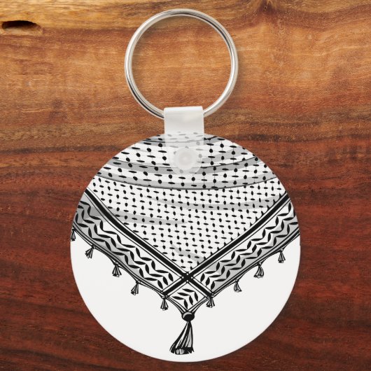Keffiyeh Palestijnse sjaal Traditionele stof Sleutelhanger (Voorkant)