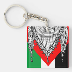 Keffiyeh Palestijnse sjaal Traditionele stof Sleutelhanger