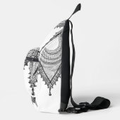 Keffiyeh Palestijnse sjaal Traditionele stof Sling Bag (Rechts)