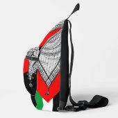 Keffiyeh Palestijnse sjaal Traditionele stof Sling Bag (Rechts)