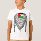 Keffiyeh Palestijnse sjaal Traditionele stof T-shirt (Voorkant)