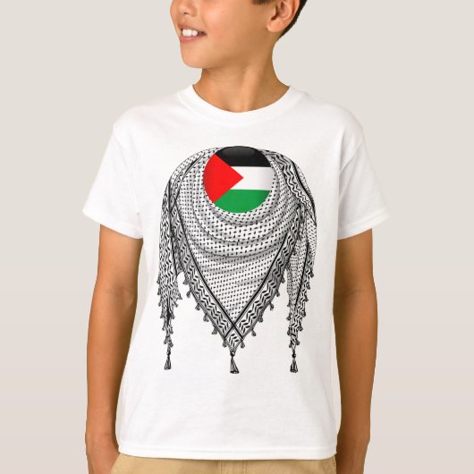 Keffiyeh Palestijnse sjaal Traditionele stof T-shirt (Voorkant)