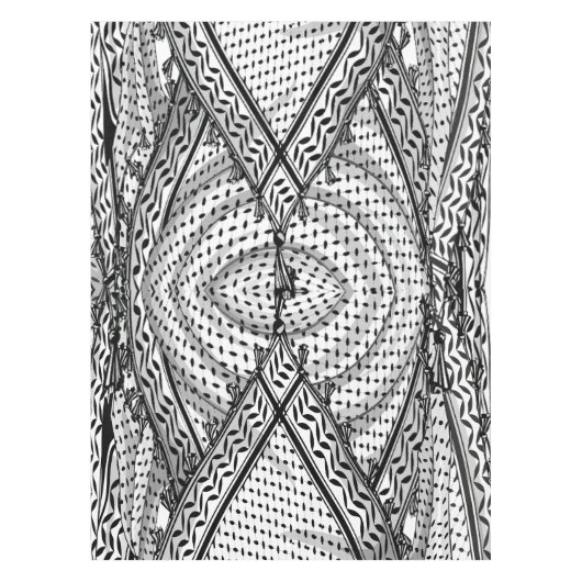 Keffiyeh Palestijnse sjaal Traditionele stof Tafelkleed (Voorkant)