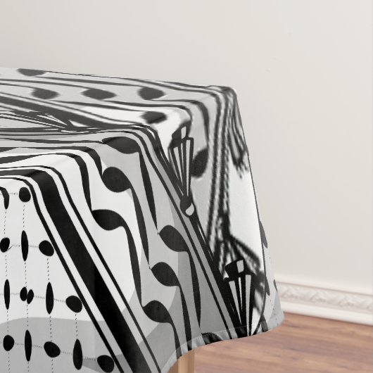 Keffiyeh Palestijnse sjaal Traditionele stof Tafelkleed (Voorbeeld)