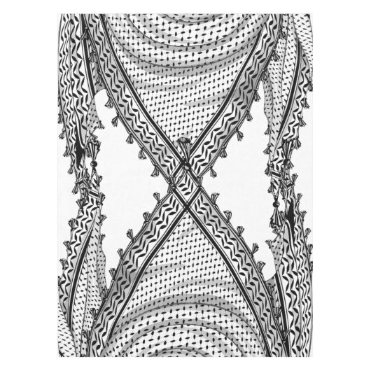 Keffiyeh Palestijnse sjaal Traditionele stof Tafelkleed (Voorkant)