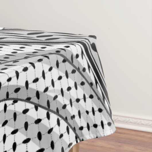 Keffiyeh Palestijnse sjaal Traditionele stof Tafelkleed (Voorbeeld)