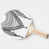 Keffiyeh Palestijnse sjaal Traditionele stof Tafeltennisbatje (Zijkant)