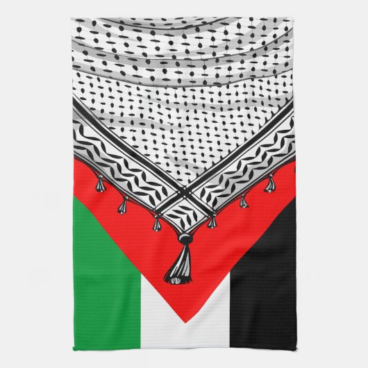 Keffiyeh Palestijnse sjaal Traditionele stof Theedoek (Verticaal)