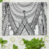 Keffiyeh Palestijnse sjaal Traditionele stof Theedoek (Gevouwen)