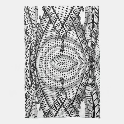 Keffiyeh Palestijnse sjaal Traditionele stof Theedoek (Verticaal)