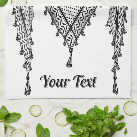 Keffiyeh Palestijnse sjaal Traditionele stof Theedoek (Gevouwen)