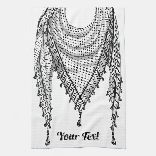 Keffiyeh Palestijnse sjaal Traditionele stof Theedoek (Verticaal)