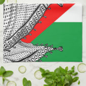 Keffiyeh Palestijnse sjaal Traditionele stof Theedoek (Gevouwen)