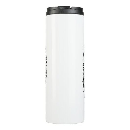 Keffiyeh Palestijnse sjaal Traditionele stof Thermosbeker (Achterkant)