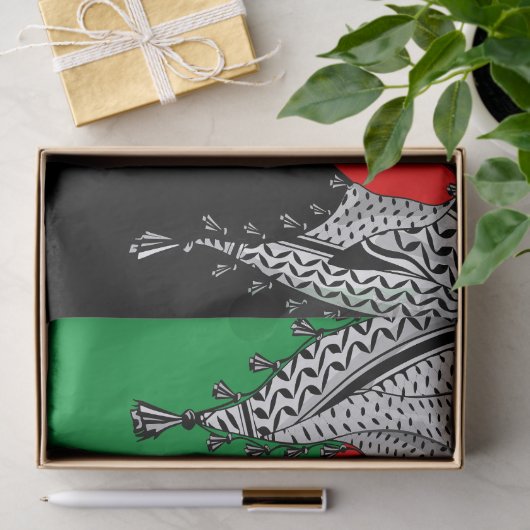 Keffiyeh Palestijnse sjaal Traditionele stof Tissuepapier (Geschenk)