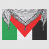 Keffiyeh Palestijnse sjaal Traditionele stof Tissuepapier (Voorkant)