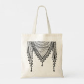 Keffiyeh Palestijnse sjaal Traditionele stof Tote Bag (Achterkant)