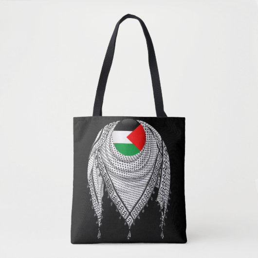 Keffiyeh Palestijnse sjaal Traditionele stof Tote Bag (Voorkant)