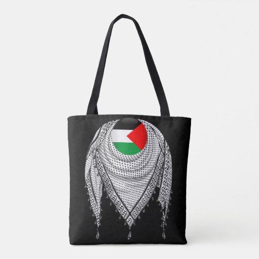 Keffiyeh Palestijnse sjaal Traditionele stof Tote Bag (Achterkant)